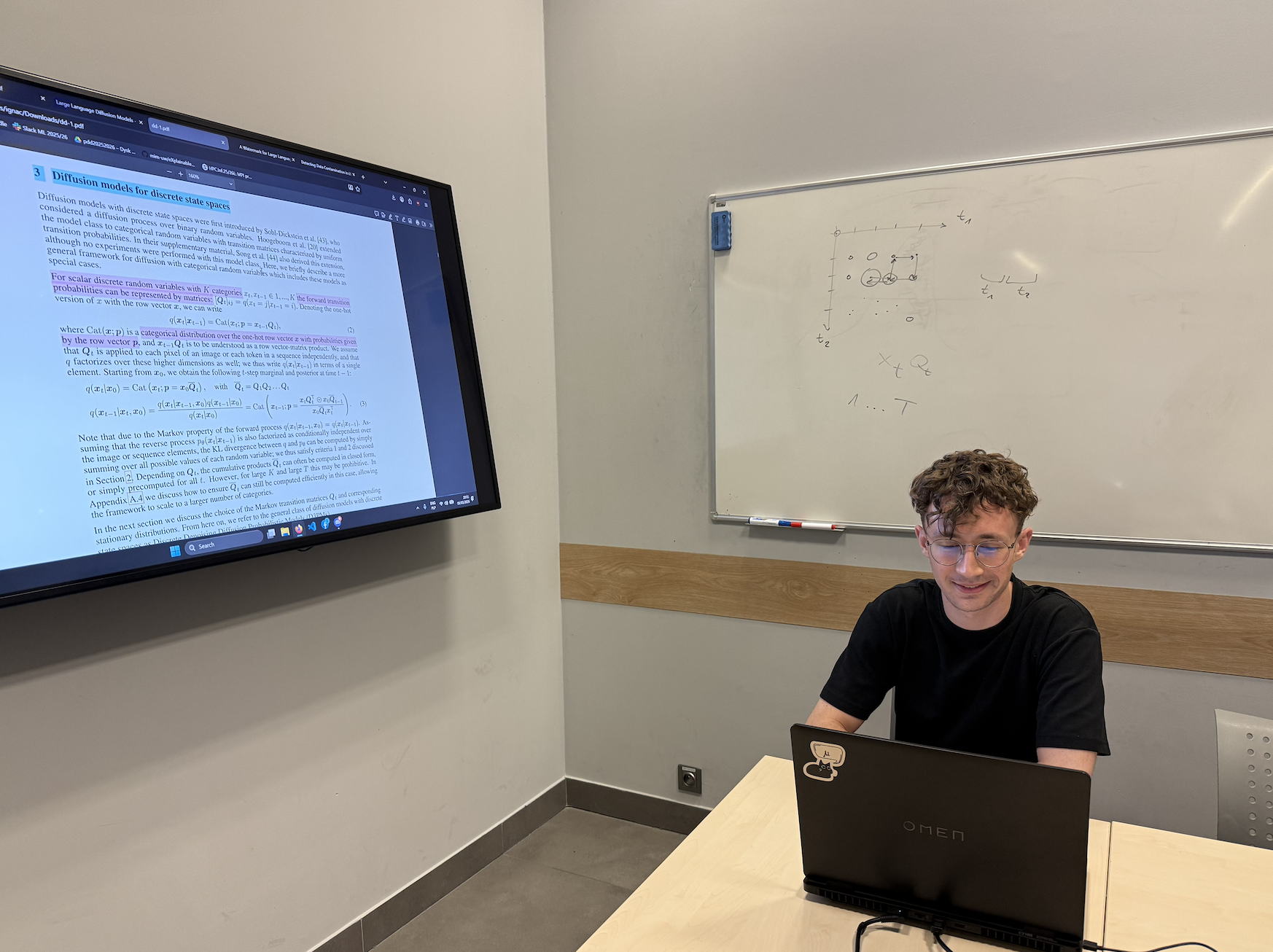 Tomasz Zając giving his talk